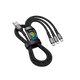 3-in-1 Fast Charging Cable 100W - Type-C, Lightning, Micro USB Nylon Braided