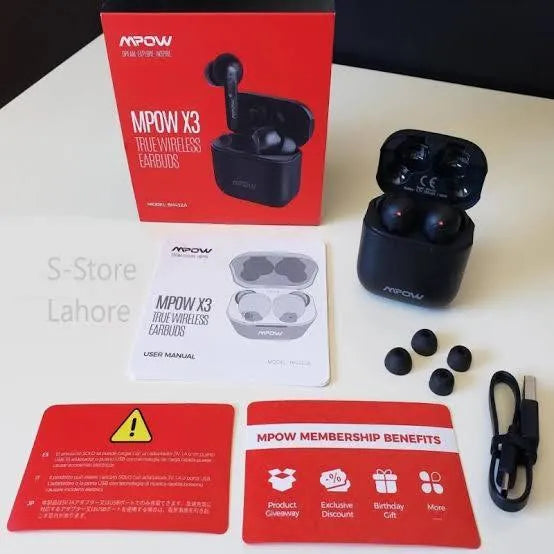MPOW X3 True Wireless Earbuds - Active Noise Cancellation with Deep Bass