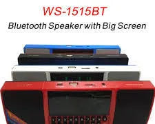 Wster WS-1515BT Mini Cube LED Bluetooth Speaker - Portable Wireless with RGB Lights