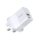 35W PD Fast Charger Adapter - Dual Port USB-C + USB-A QC 3.0
