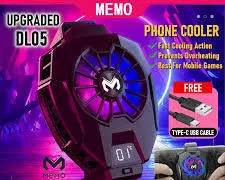 MEMO DL05 Phone Cooler with LED Temperature Display - Semiconductor Gaming Radiator