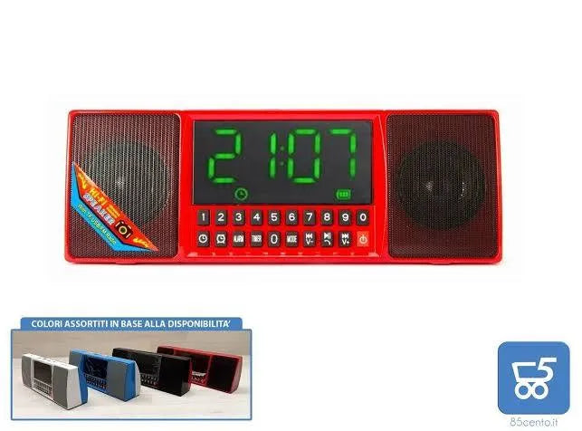 Wster WS-1515BT Mini Cube LED Bluetooth Speaker - Portable Wireless with RGB Lights