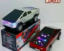 WSTER WS-580 Cybertruck LED Bluetooth Speaker - Portable Wireless RGB Truck Design