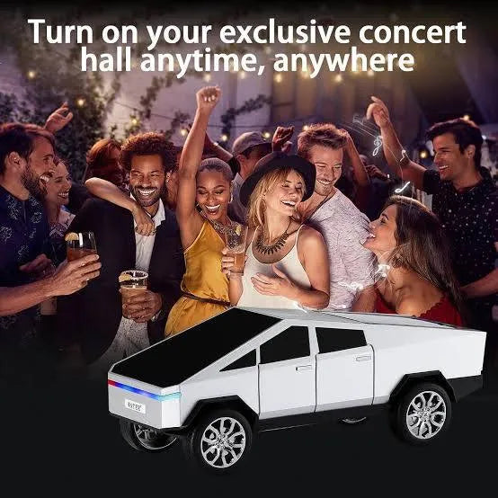 WSTER WS-580 Cybertruck LED Bluetooth Speaker - Portable Wireless RGB Truck Design