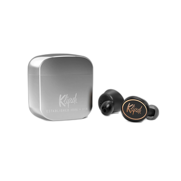 Klipsch T5 Premium TWS Wireless Earbuds - Bluetooth 5.3 with Metal Charging Case